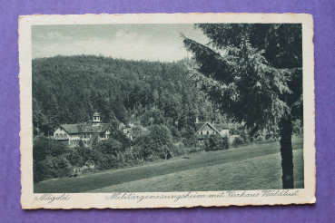 Ansichtskarte AK Nagold 1925-1935 Militärgenesungsheim mit Kurhaus Waldlust
